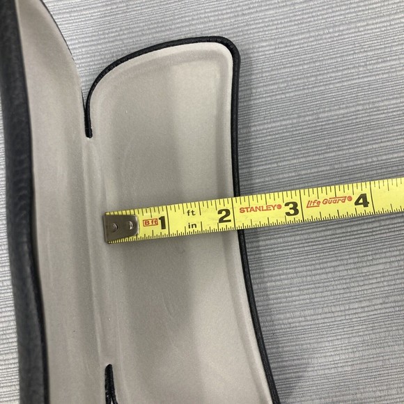 Toscani Pebbled Black Hard Clamshell Eyeglasses Sunglasses Case - Picture 7 of 8